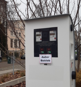Defekte Ladesäule